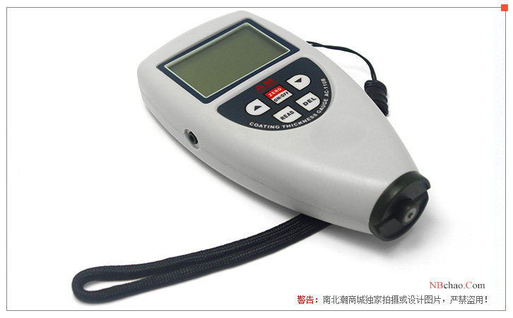 Side view of the AC-110B Statistical Coating Thickness Gauge