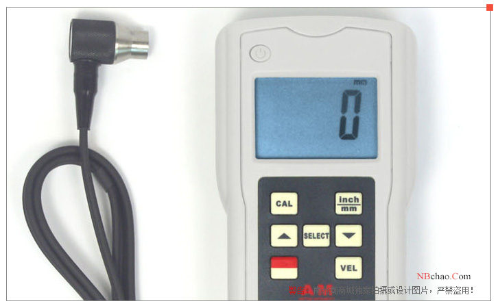An Miao AT-140A Ultrasonic Thickness Gauge Operation Panel Diagram