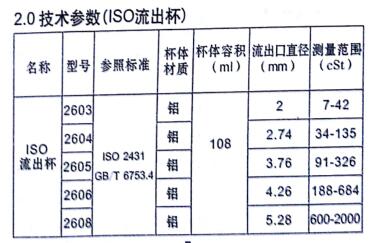 Viscosity Cup Operation Application Instructions with Figure 3