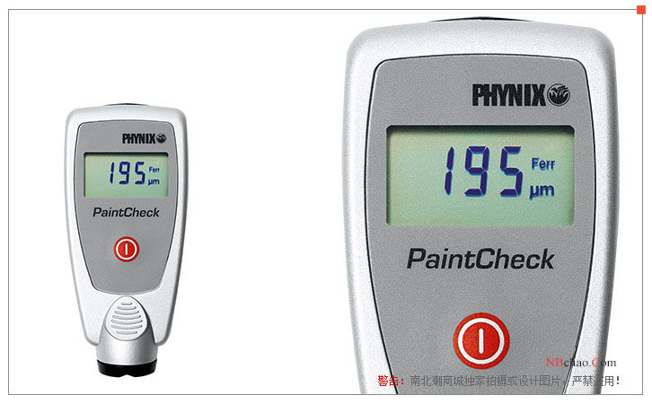 Exterior view of the Phoenix PaintCheck puls F paint Film Thickness Gauge