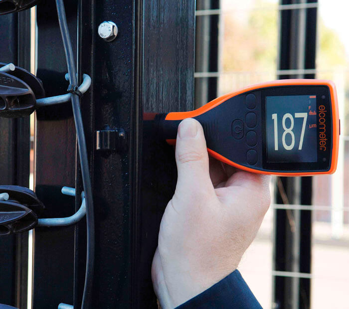 British Elcometer 456 A456CFBI1 integral coating Thickness Gauge measurement chart