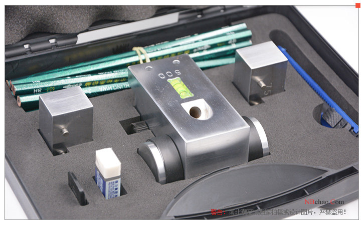 An Miao AS-120P pencil Hardness Tester packaging accessories display