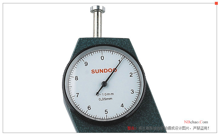 Detail of Shandu Instruments LP-4010 leather Thickness Gauge instrument panel