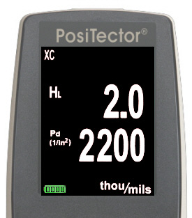 Interface diagram of the Defelsko PosiTctor RTR P1 digital tape replica gauge in the United States