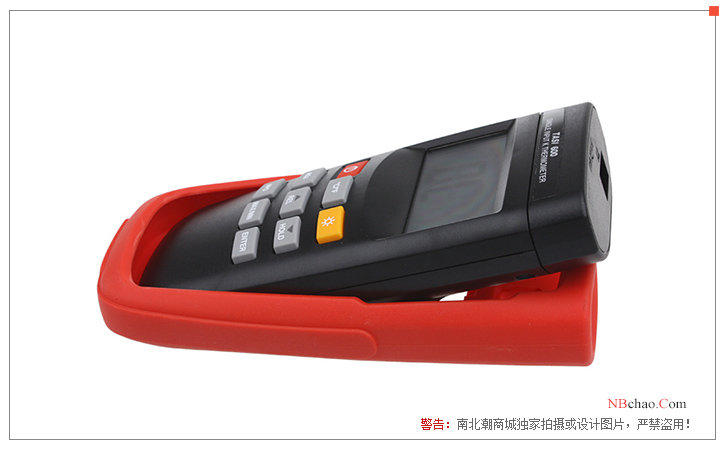 Side view of TASI-604A Thermocouple Thermometer