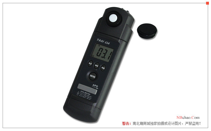 Exterior view of TASI-634 ultraviolet irradiatIon Meter