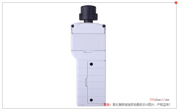 Detail of the back of the TASI-650 carbon monoxide Tester