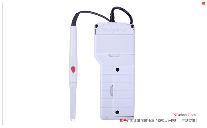 Reverse view of TASI-655 salt meter