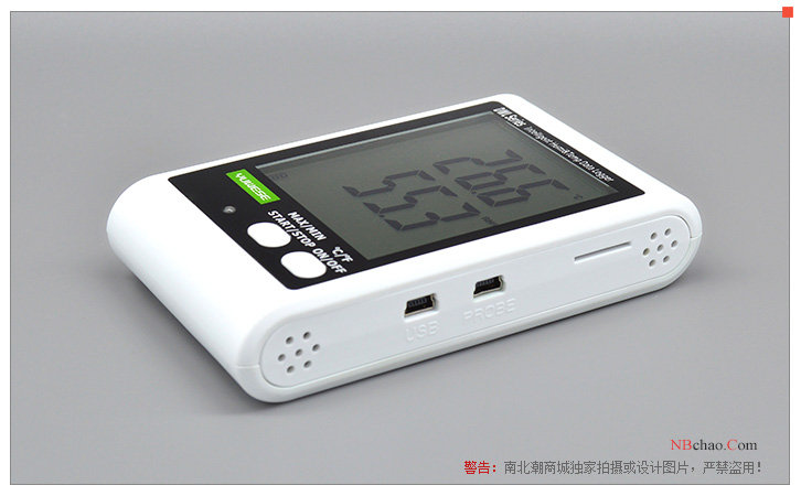 Yuwen DWL-10 professional sound and light alarm temperature recorder side interface details