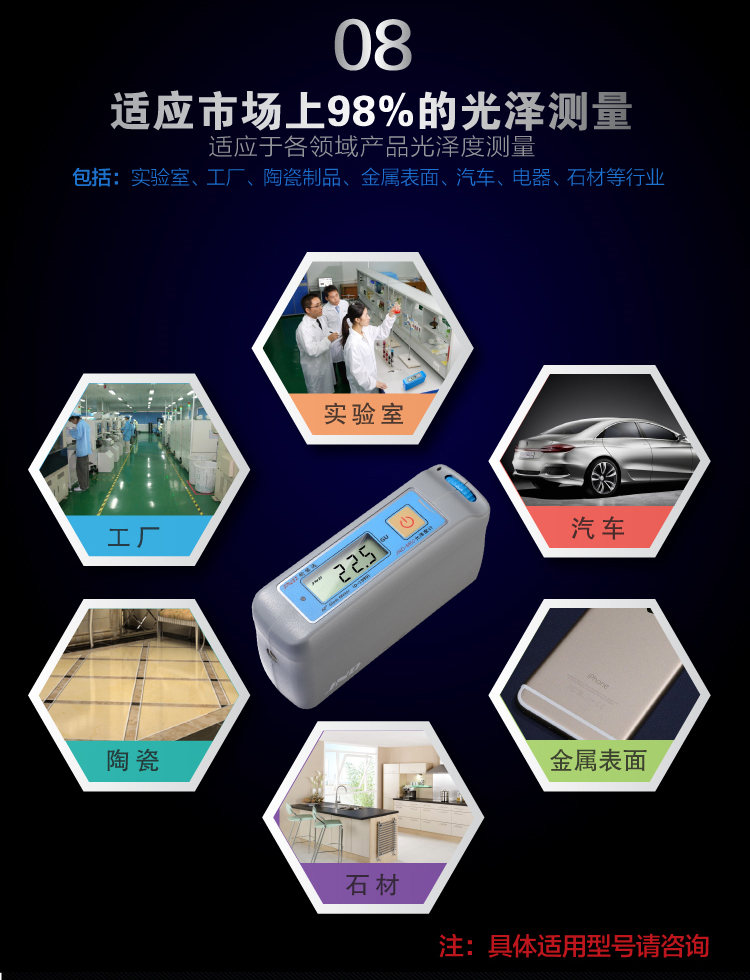 Application of JND-M60 metal gloss meter