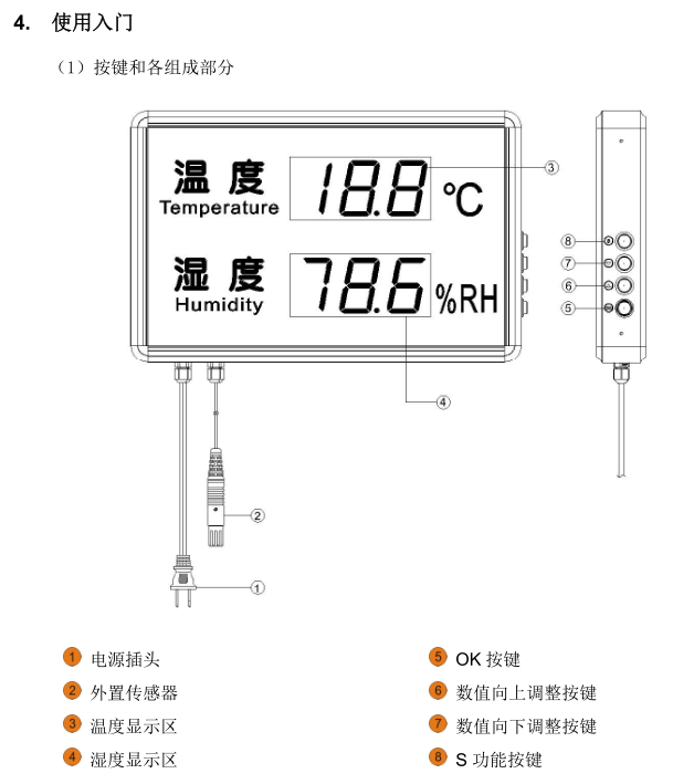 1487637855197097805.png Huatu HE205A large-screen temperature and humidity meter description with picture 2