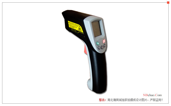 Techdian TM-643 digital infrared thermometer physical display map