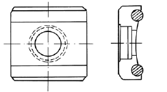 Schematic diagram of support ring of Deguang electronic Leeb Hardness Tester Z10‐15/Z14.5‐30/Z25‐50