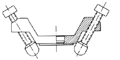 Schematic diagram of UN support ring of Deguang electronic Leeb Hardness Tester