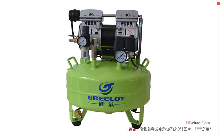 Silicon Lai GA-61 silent oil-free Air Compressor display
