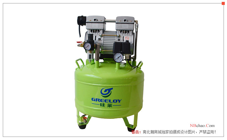 Silicon Lai GA-81 silent oil-free Air Compressor display