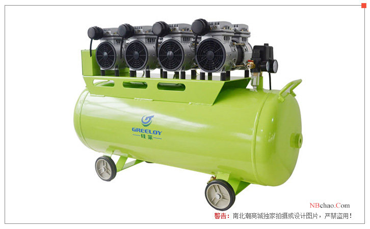 Silicon Lai GA-64 silent oil-free Air Compressor display