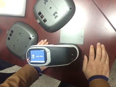 Practical application of Spectrophotometer on painted metal parts with Figure 19