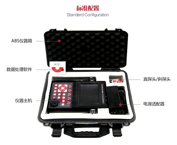 Mattel Instruments MUT660C Ultrasonic Flaw Detector Packaging Configuration