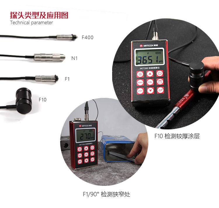 Mattel's MCT200 Coated Thickness Gauge is designed for a wide range of transducers