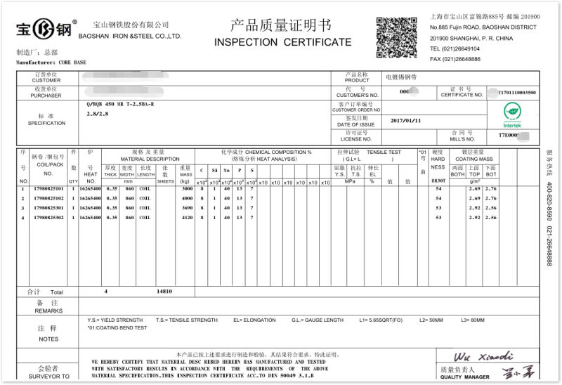 Quality requirements of test-grade tinplate and appreciation of beautiful pictures with picture 1