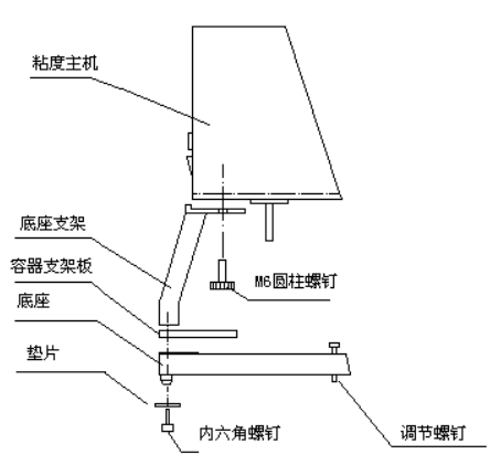 Arda DV-79A digital viscometer component assembly drawing