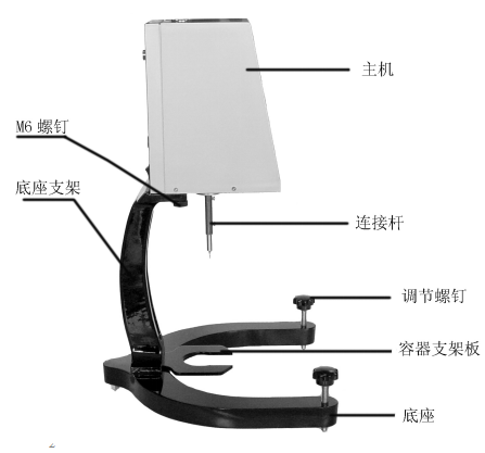 Anderson DV-79B digital viscometer appearance structure diagram