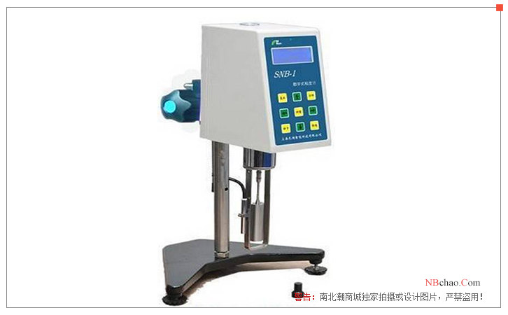 Ander SNB-1 Digital Rotational Viscometer display
