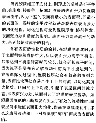 Effect of surface tension on latex paint and its paint film properties with Figure 1