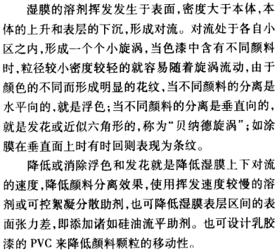 Defects and treatment of latex paint film caused by surface tension Figure 4