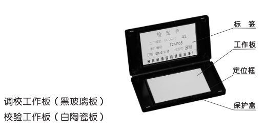 Structural diagram of the working board of KSJ WGG60-ES4 stone gloss meter