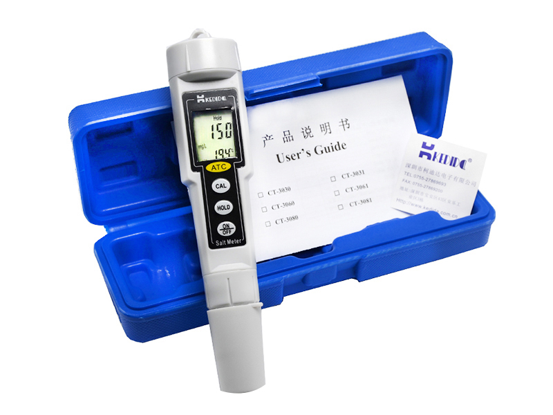 Kodida CT-3080 Electronic Salinity Meter Display Figure 1