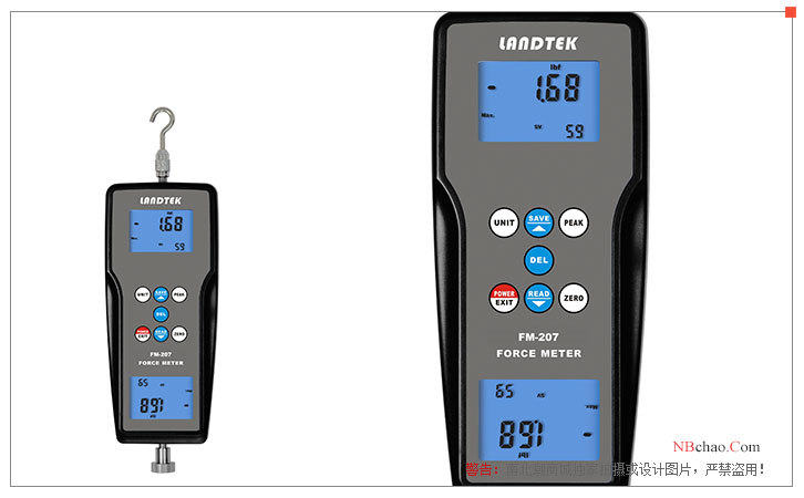 LANDTEK FM-207-200K Portable Push-pull Force Gauge Display