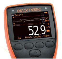 Elcometer 456 A456CFNFTI1 Dual-Purpose Film Thickness Gauge Trend Chart counts 20 measurements