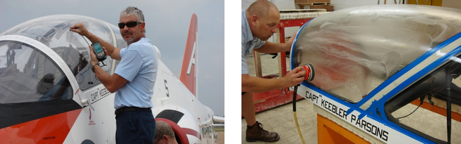 Ultrasonic measurement of aircraft window thickness with picture 1