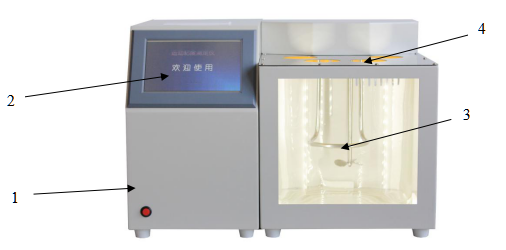 Structural diagram of Jilin Haimai JLHM-205 kinematic viscosity Tester