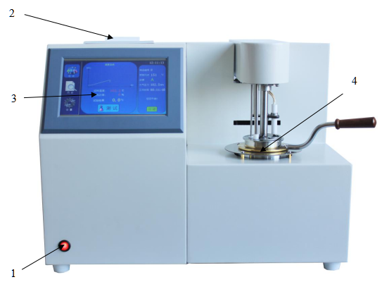 Structural diagram of Jilin Haimai JLHM-201 automatic closed flash point Tester