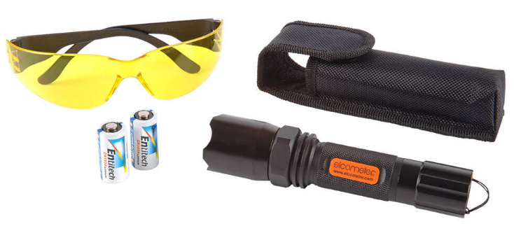 British Elcometer 260 fluorescent (UV) pinhole detection flashlight display picture