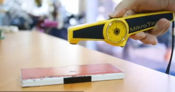 Precautions for Mikrotest Thickness Gauge with Figure 1