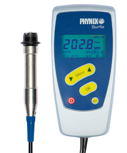 German PHYNIX Surfix®E-F Iron-based Statistical Film Thickness Gauge