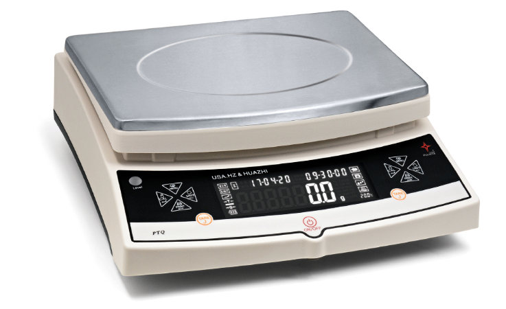 Huazhi PTQ-A4 large range electronic balance display diagram