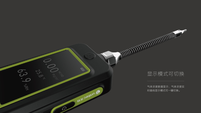 Yuante SKY6000-M4 Gas Detector display mode