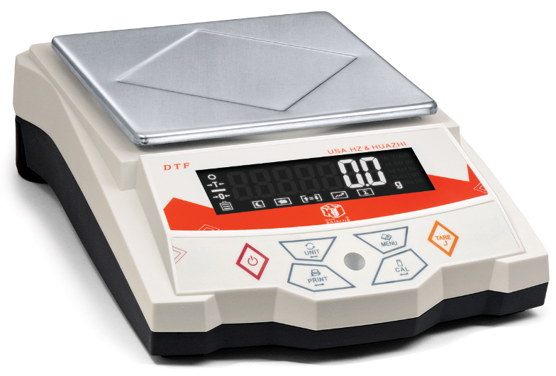 Display diagram of Huazhi DTF-A3000 0.01g electronic balance