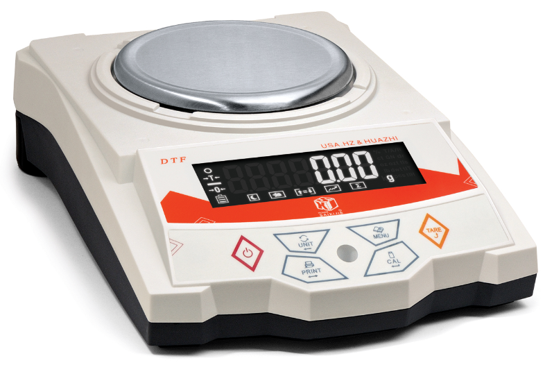 Display diagram of Huazhi DTF-A500 hundredths analytical balance