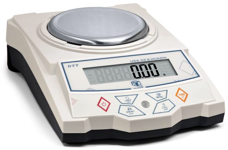 Huazhi DTT-A600 Electronic Analytical Balance display diagram