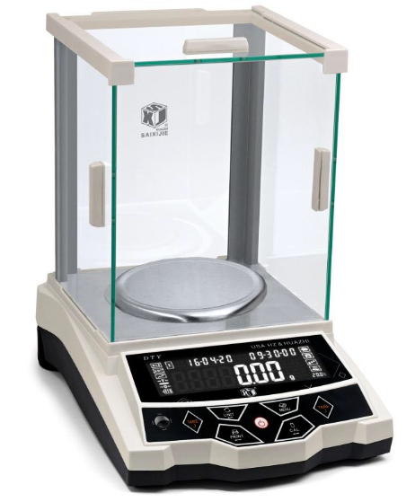 Huazhi DTY-B1200 precision Electronic Analytical Balance display diagram