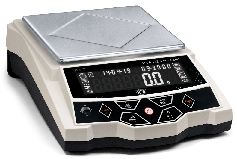 Huazhi 0.01g electronic balance DTY-B5000 display diagram