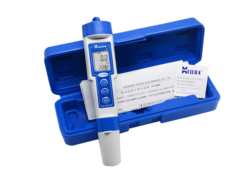 Kodida CT-3088 pen salinity meter display