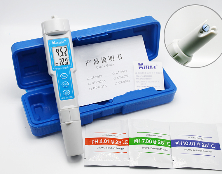Kodida CT-6020L pen PH meter display
