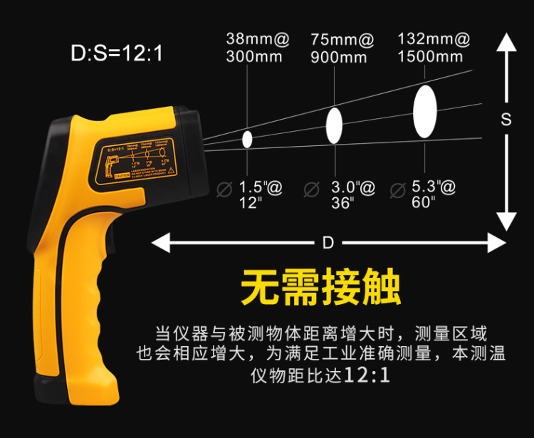 Features of SIMA AS842A Infrared Thermometer 6